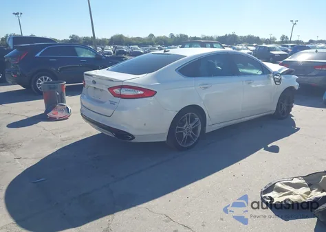 2014 Ford Fusion Titanium из США, поврежденный, VIN 3FA6P0D97ER145743